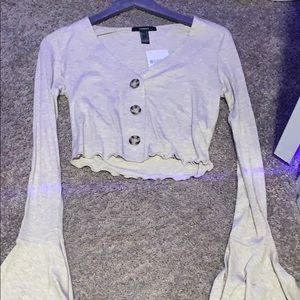 NEW ribbed top with flared sleeves